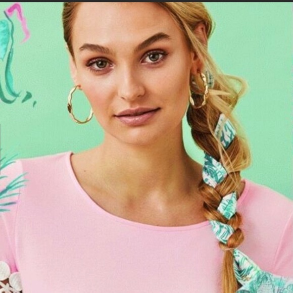 NWOT Limited Edition/hard to find! Lilly Pulitzer Pina Colada Club head-wrap - Picture 7 of 12